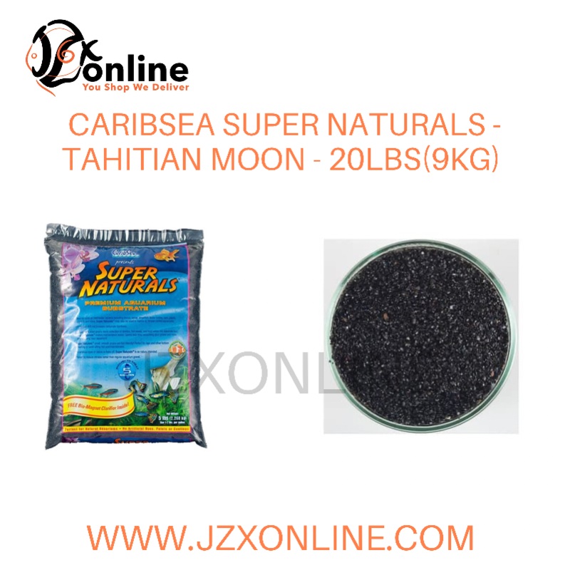 CARIBSEA Super Naturals – Tahitian Moon Black Sand – 20lbs (9kg)
