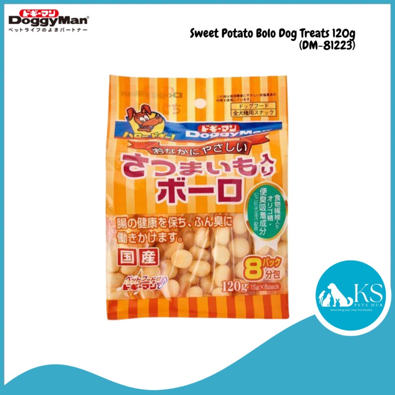 Doggyman Sweet Potato Bolo 120g (15gx8) Dog Treats (DM81223)