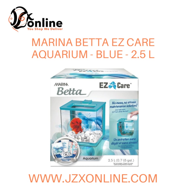 MARINA Betta EZ Care Aquarium – Blue – 2.5 L (13359)