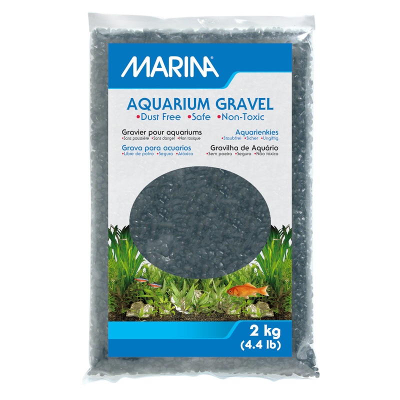 Marina Decorative Aquarium Gravel Black 2/10kg 2kg