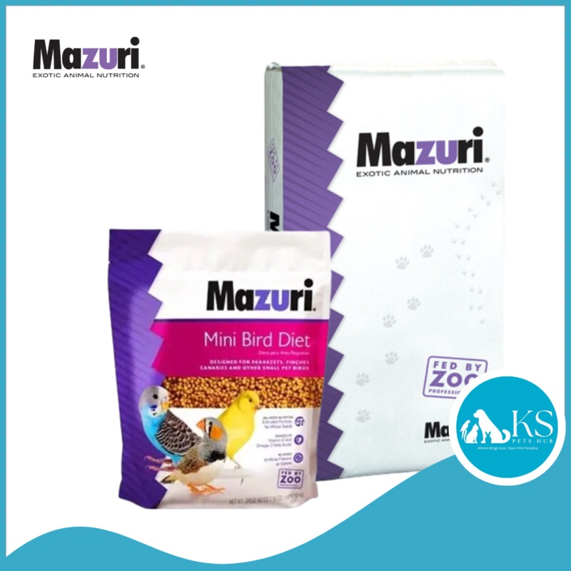 Mazuri Mini Bird Maintenance 1kg / 25lb Bird Feed Mazuri Mini Bird Maintenance 1kg