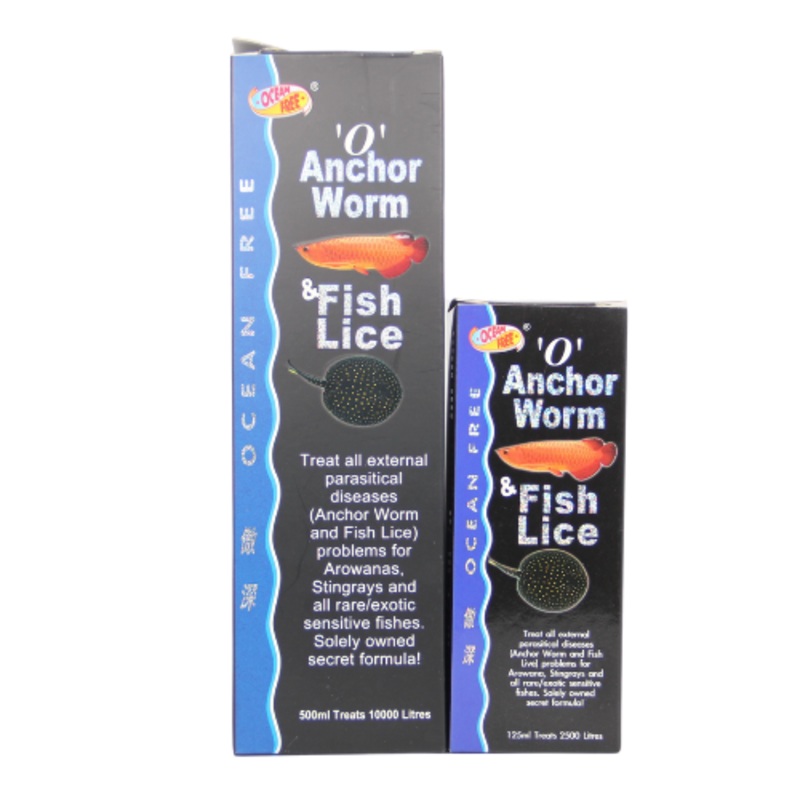 Ocean Free ‘O’ Anchor Worm & Fish Lice (Options Available) 125 mL