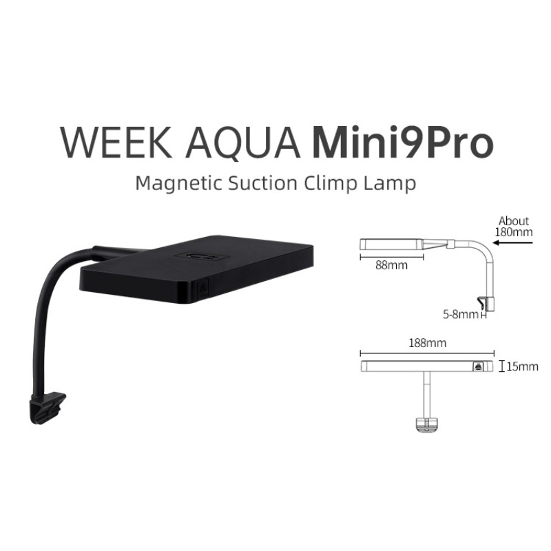Week aqua Mini-9 Pro nano light (app controllable) Mini-9 Pro nano light