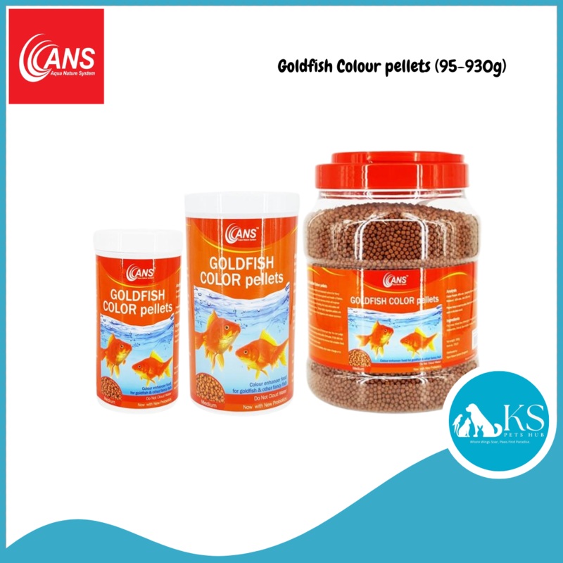 ANS Goldfish Colour Pellets (95g/390g/930g) Fish & Aquatic 95g