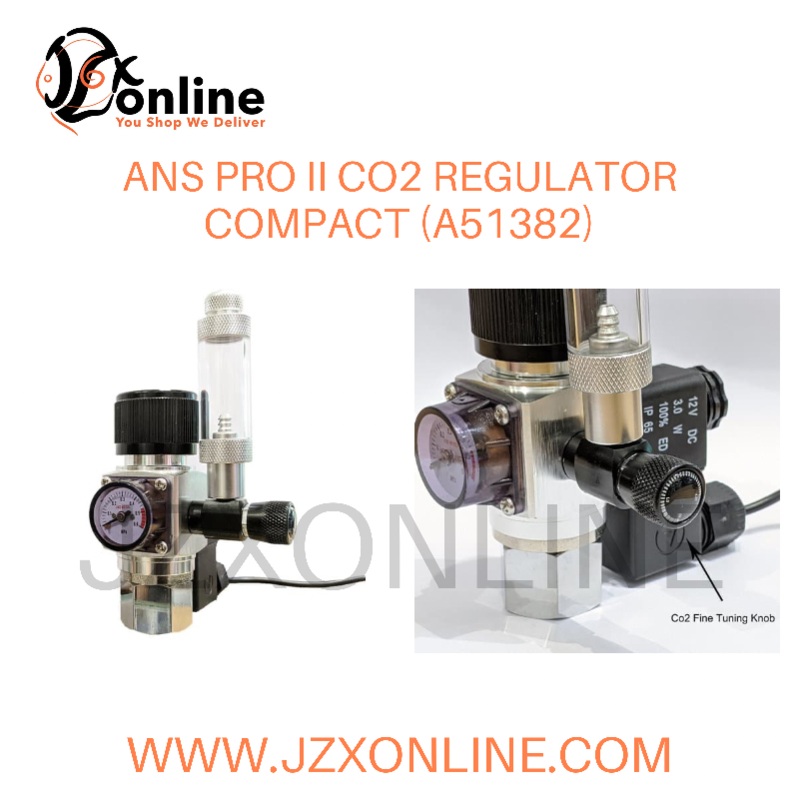 ANS PRO II CO2 Regulator Compact (Dual Stage with Solenoid)