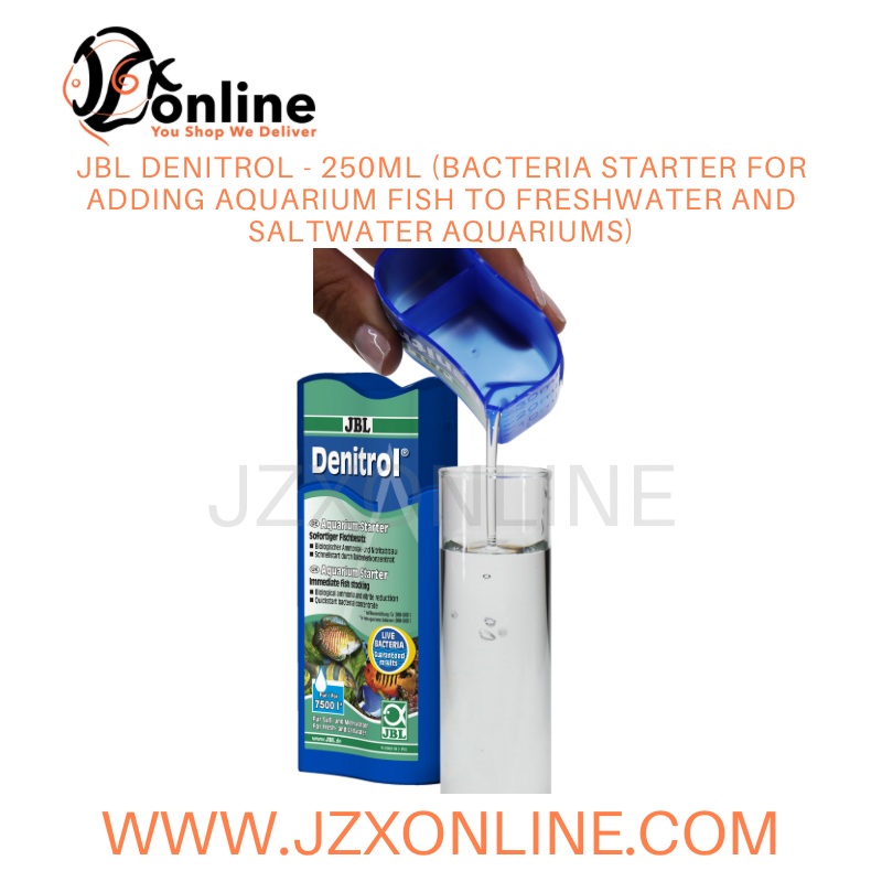 JBL Denitrol – 250ml (Bacteria starter for adding aquarium fish to freshwater and saltwater aquariums)