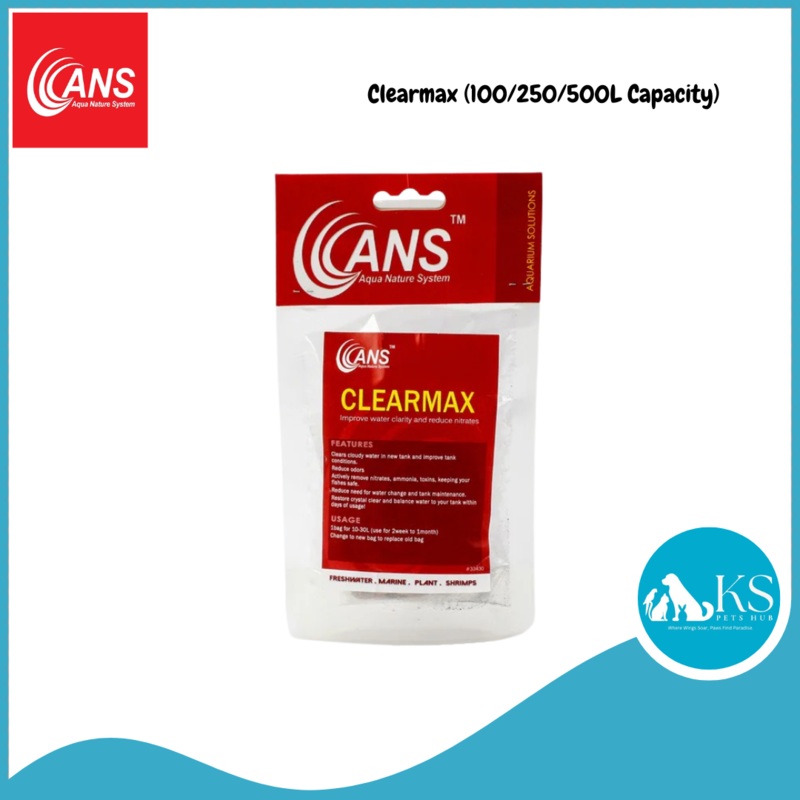 ANS Clearmax (100/250/500L Capacity) Fish & Aquatic 100ml