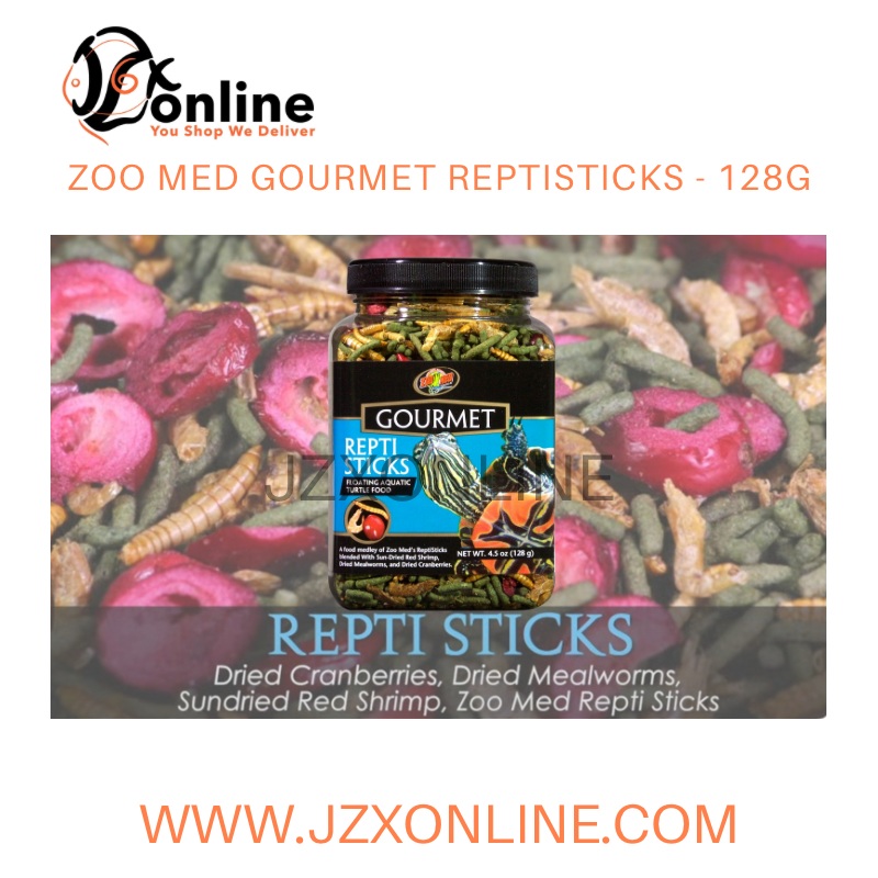 ZOO MED Gourmet Reptisticks – 128g