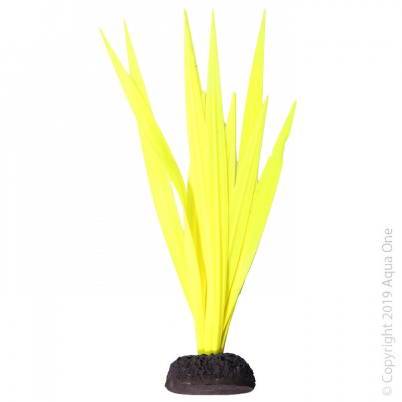 Aqua One Flexiscape Medium Seagrass Yellow Plant 23cm – Artificial Plant