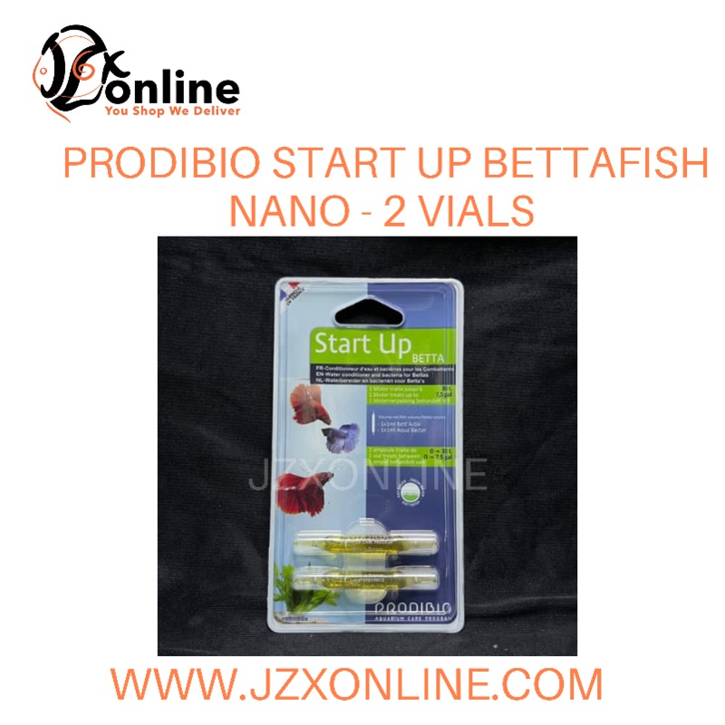 PRODIBIO START UP BETTA – 2 Vials (Water conditioner and bacteria for Bettafish)