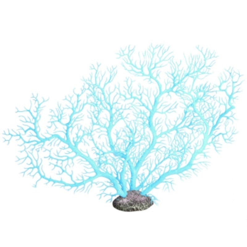 Aqua One Copi Coral Fan Blue 42.5 x 9.5 x 34.5cm – Blue Coral Ornament
