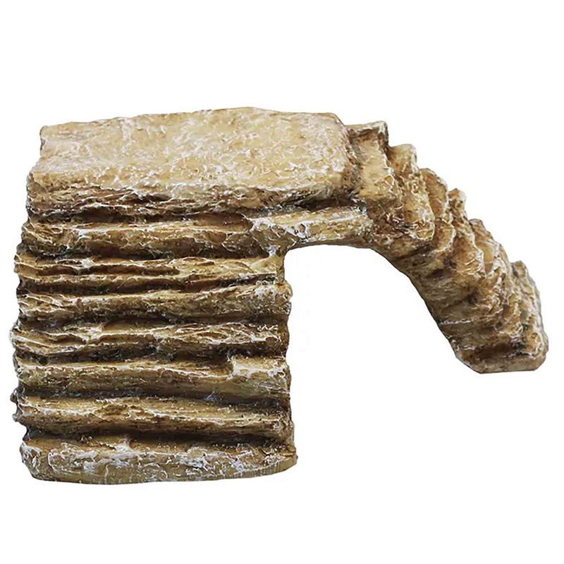 Komodo Basking Platform Corner Ramp Sand – Large