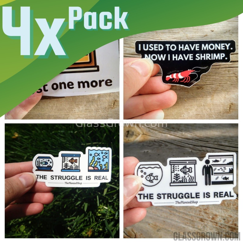 Bestselling Aquarium Decal Stickers (4 Pack) 1 of Each (4 total)