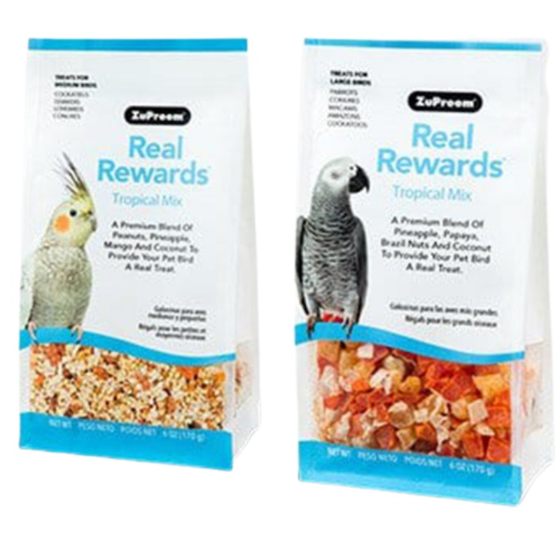 ZuPreem Real Rewards Tropical Mix Treats (Options Available) Large
