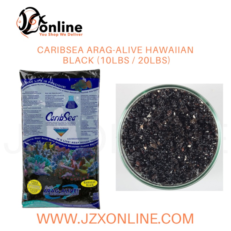CARIBSEA Arag-Alive Hawaiian Black (10lbs / 20lbs) 10lbs (CAR01797)