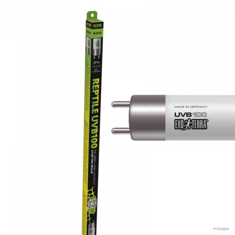 Exo Terra Reptile UVB 100 T5 VHO Bulb 54w 115cm – In Store Only Pick Up