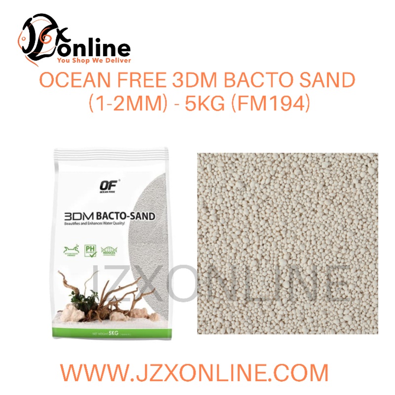 OCEAN FREE 3DM Bacto Sand (1-2mm) – 5kg (FM194)