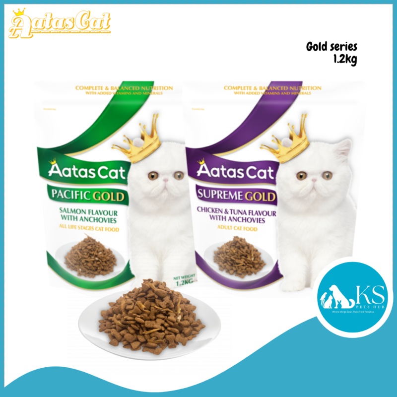 Aatas Gold  Pacific Gold Series 1.2kg Assorted Cat Feed