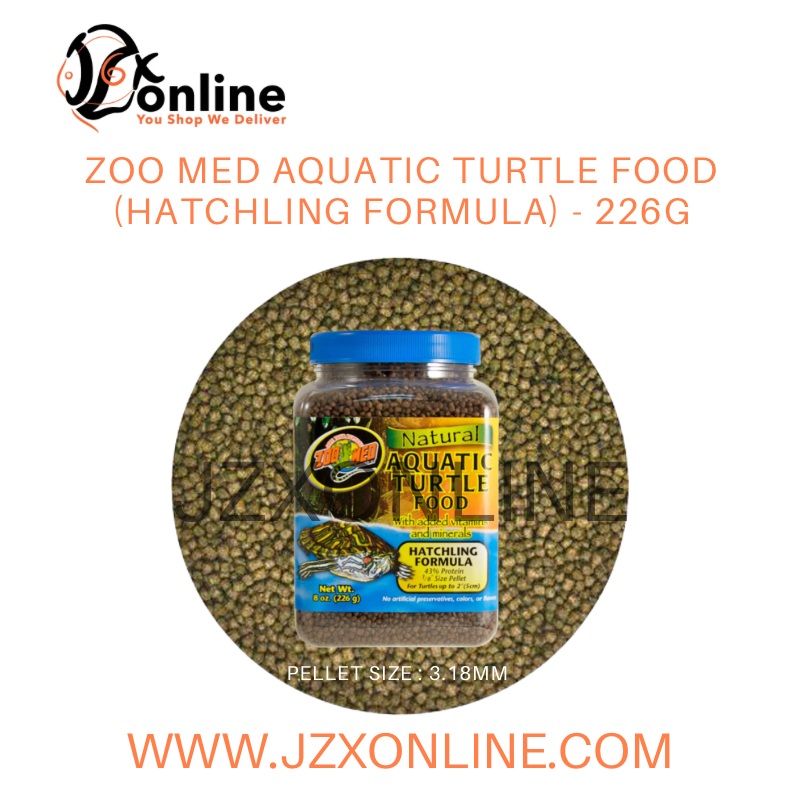 ZOO MED Natural Aquatic Turtle Food  Hatchling Formula -226g (ZMZM92)