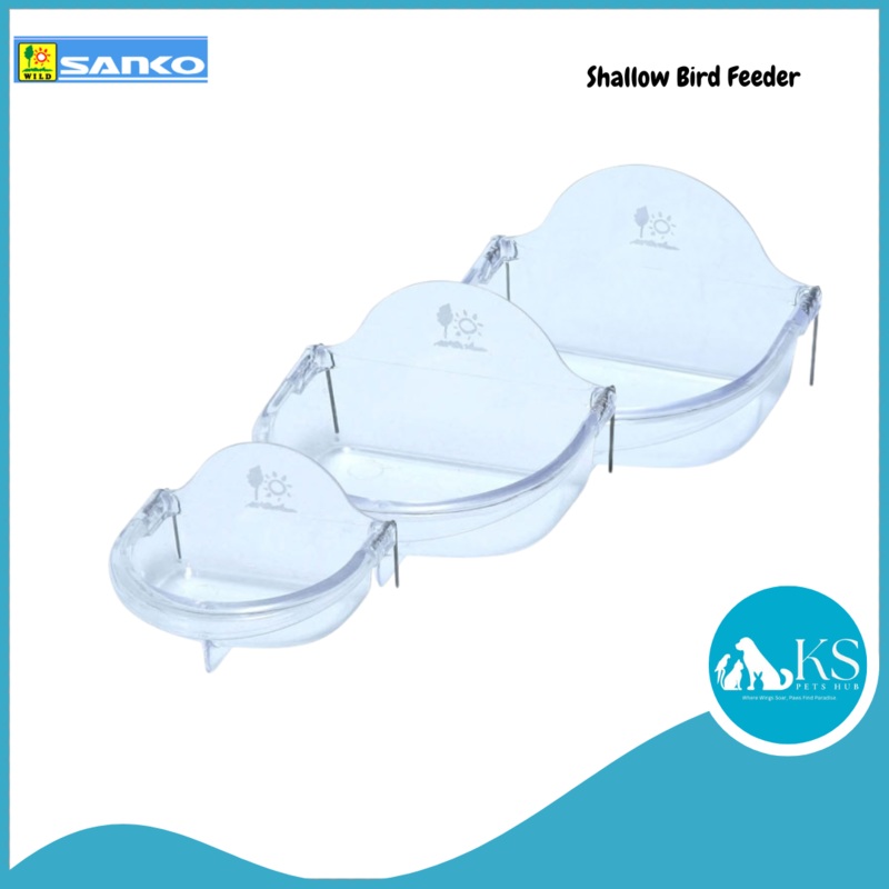 Wild Sanko Shallow Bird Feeder Small WD886 / Medium WD887 / Large WD888 Small WD886