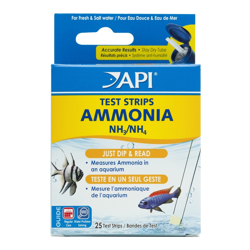 API Ammonia Test Strips – 25 tests
