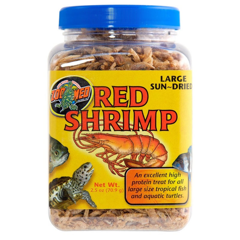 Zoo Med Red Shrimp – Sun Dired 70G