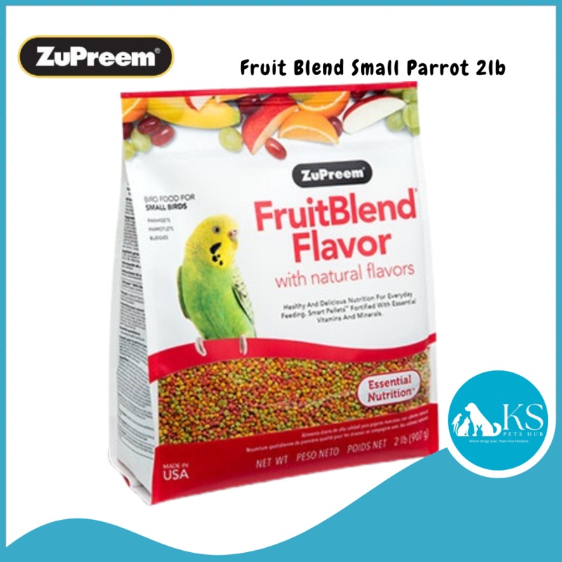 Zupreem Fruit Blend Small 2lb / 10lb Bird Feed Zupreem F/B Small 2lb