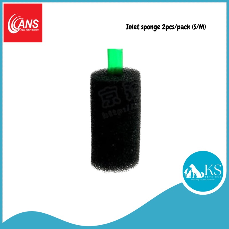ANS Inlet sponge 2pcs/pack (S/M) Fish & Aquatic Small