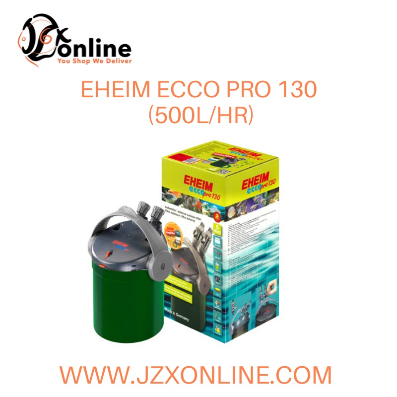 EHEIM ecco pro 130 (500L/Hr) (EM2032020) – Canister Filter (Media inclusive!)