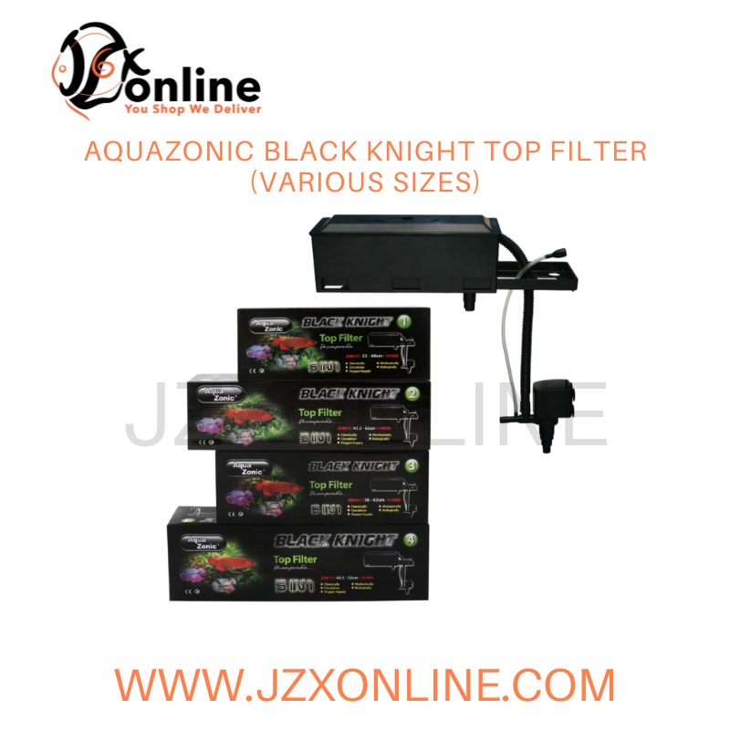 AQUAZONIC Black Knight Top Filter Knight 1 (32-49cm)