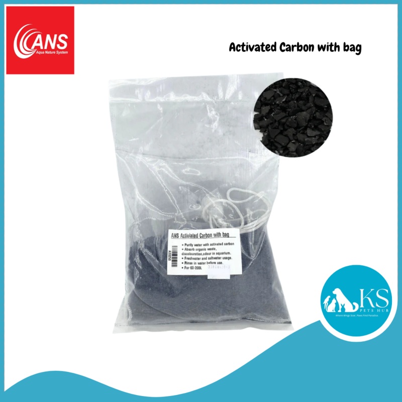 ANS Activated Carbon With Bag (For 60-200L Water) Fish & Aquatic