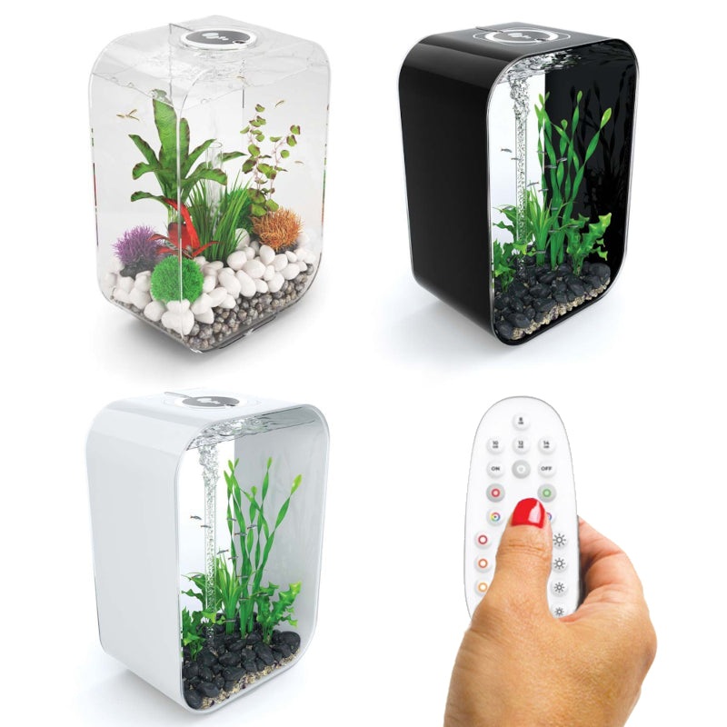 BiOrb Life 45L Aquarium MCR LED Lighting Black / White / Clear Black