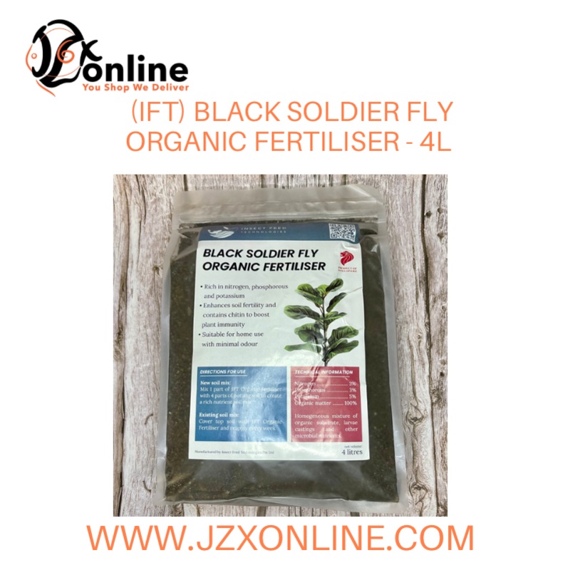 (IFT) Black Solider Fly Organic Fertiliser – 4L