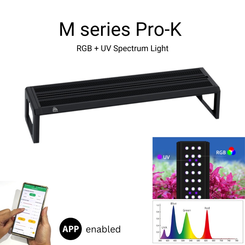 Week aqua M-series Pro Light (30 – 120cm) Black M300Pro K – 28.5cm (25W) Black