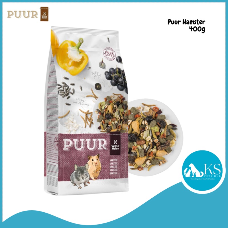 Witte Molen Puur Hamster 400g Small Animals Feed