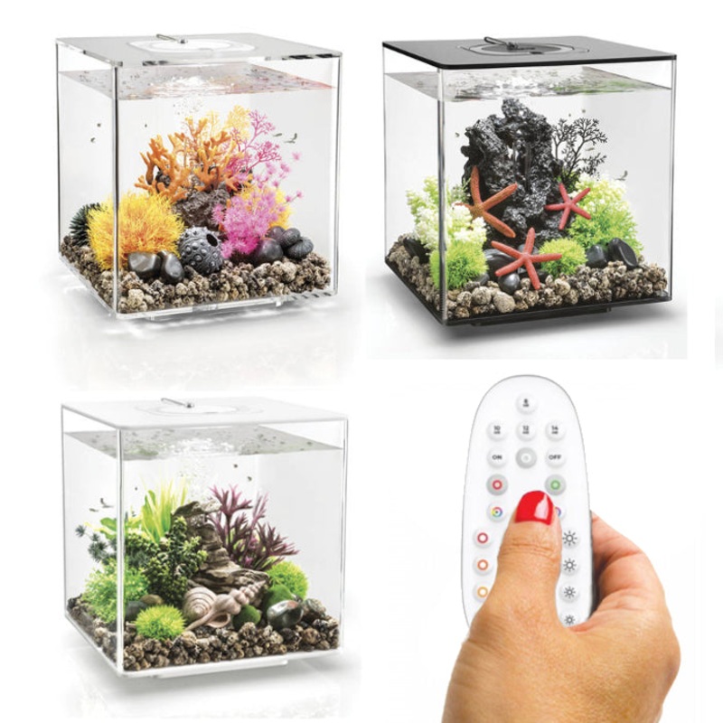 BiOrb Cube 30 Aquarium MCR LED Lighting Black / White / Clear Black