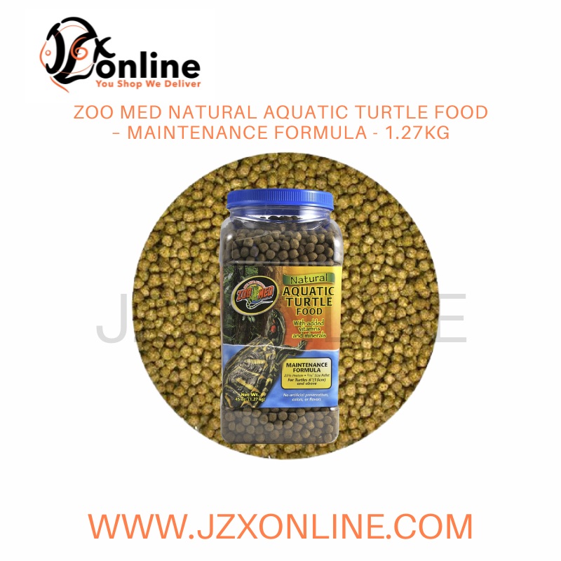 ZOO MED Natural Aquatic Turtle Food  Maintenance Formula – 1.27kg
