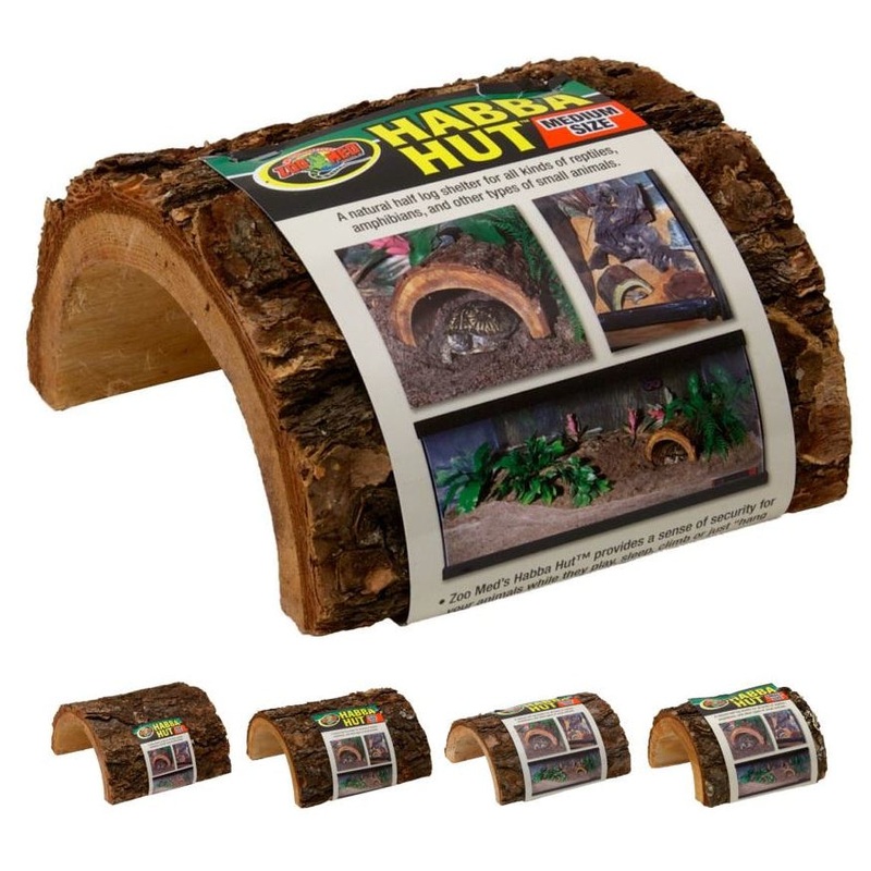 ZooMed Habba Hut Reptile Hide 5 Sizes Giant