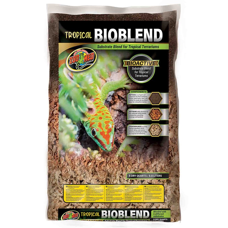 Zoo Med Tropical Bioblend 8.8L – Substrate Blend for Tropical Terrariums
