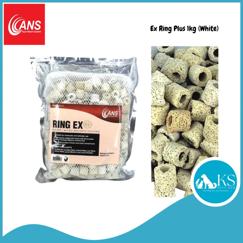 ANS Ex Ring Plus 1kg (White) Fish & Aquatic
