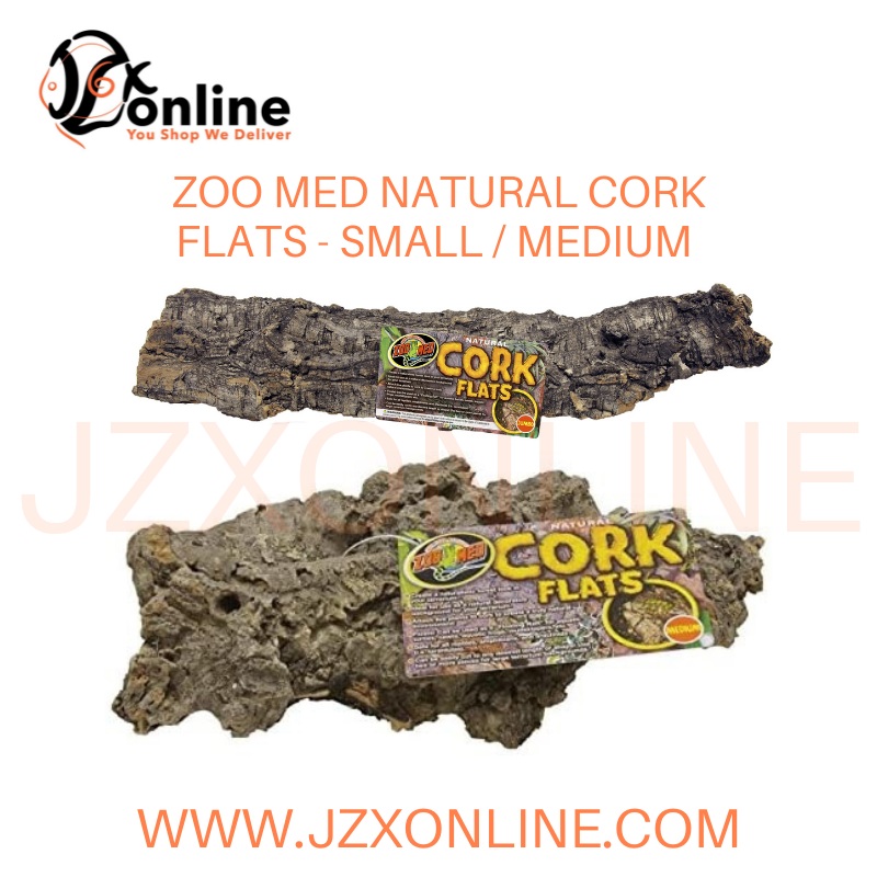 Zoo Med Natural Cork Flats – Small(ZMCF8S) / Medium(ZMCF8M) Small (ZMCF8S)
