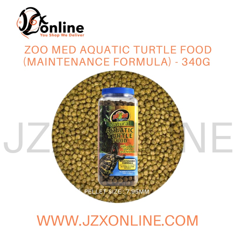 ZOO MED Natural Aquatic Turtle Food  Maintenance Formula -340g