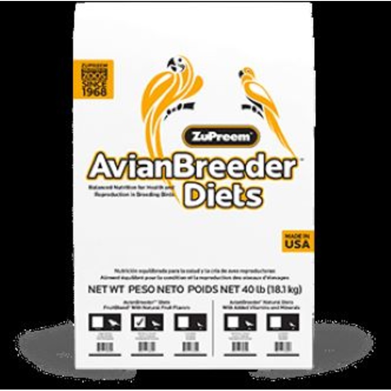 Zupreem AvianBreeder Natural Parrot 40lb