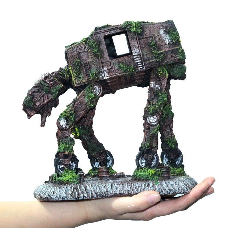 WR19881L Robot Aquarium Decoration 22x13x23cm
