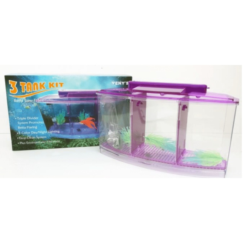 VENY BBT4S Triple Betta Tank