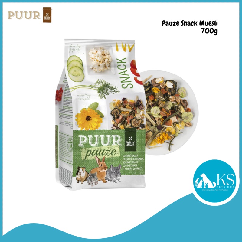 Witte Molen Puur Pauze Snack Muesli 700g Small Animals Feed