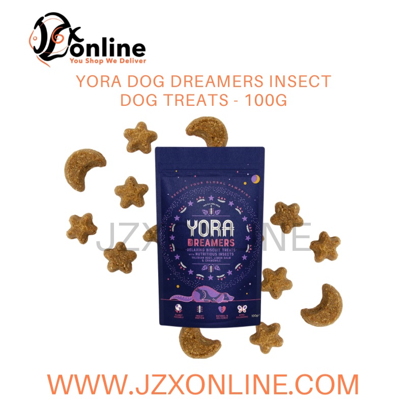 YORA DOG Dreamers Insect Dog Treats – 100g