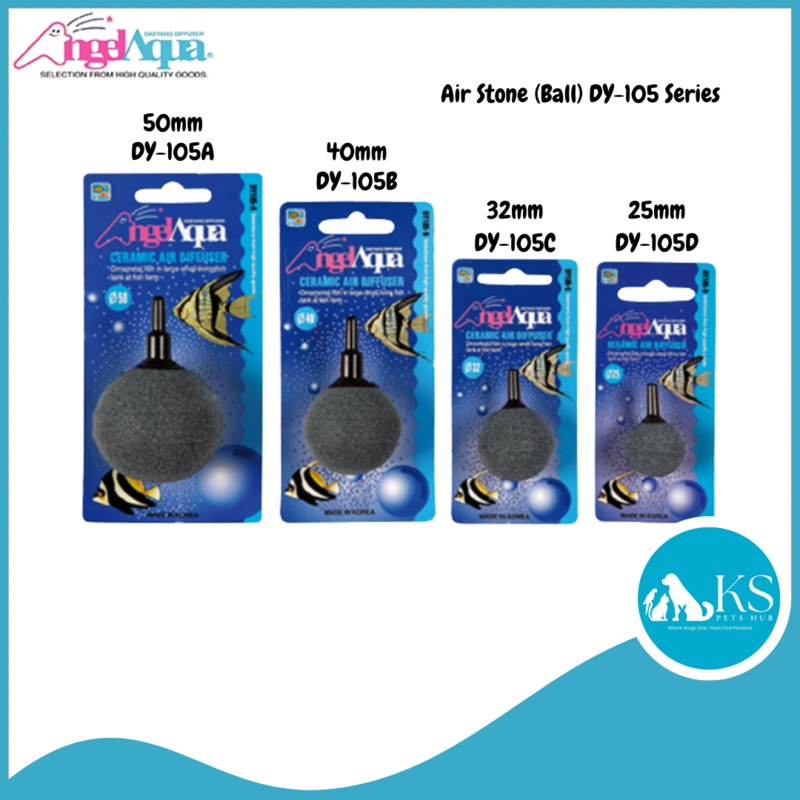 ANGEL AQUA Air Stone (Ball) DY-105 Series Fish & Aquatic DY105 50mm