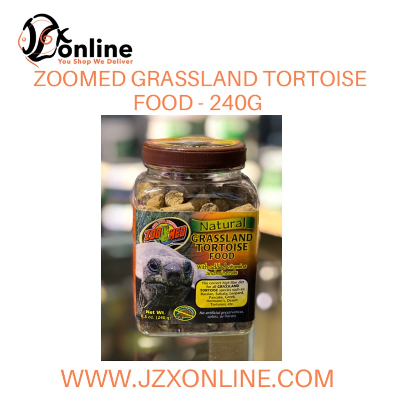ZOO MED Natural Grassland Tortoise Food – 240g (ZMZM130)
