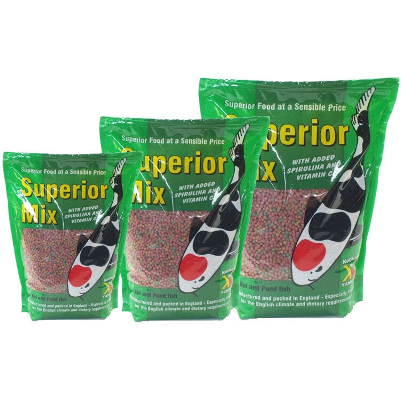 Yamitsu Kockney Koi Superior Mix for Koi and Pond Fish 4mm 500g/1kg/2kg 500g